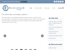 Tablet Screenshot of bleu-de-lectoure.com